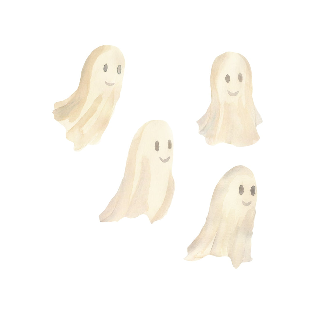 That's Mine Wallsticker Friendly ghosts - White - 100% Textile foil Buy Bolig & udstyr||Børneværelset||Wallstickers||Udsalg||Alle||Friendly here.
