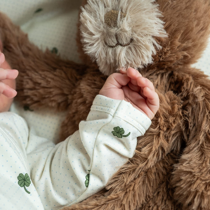 That's Mine Elliotte onesie - Specks of luck - 48% Organic cotton / 47% Modal / 5% Elastane Buy Overdele||Onesies||personale||Basics here.