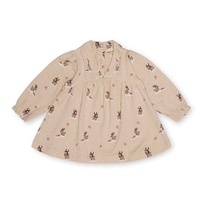 That's Mine Evalyn dress - Rudolph - 48% Organic cotton, 47% Modal, 5% Elastan Buy Tøj||Kjoler||Udsalg||Kjoler & nederdele||Alle here.