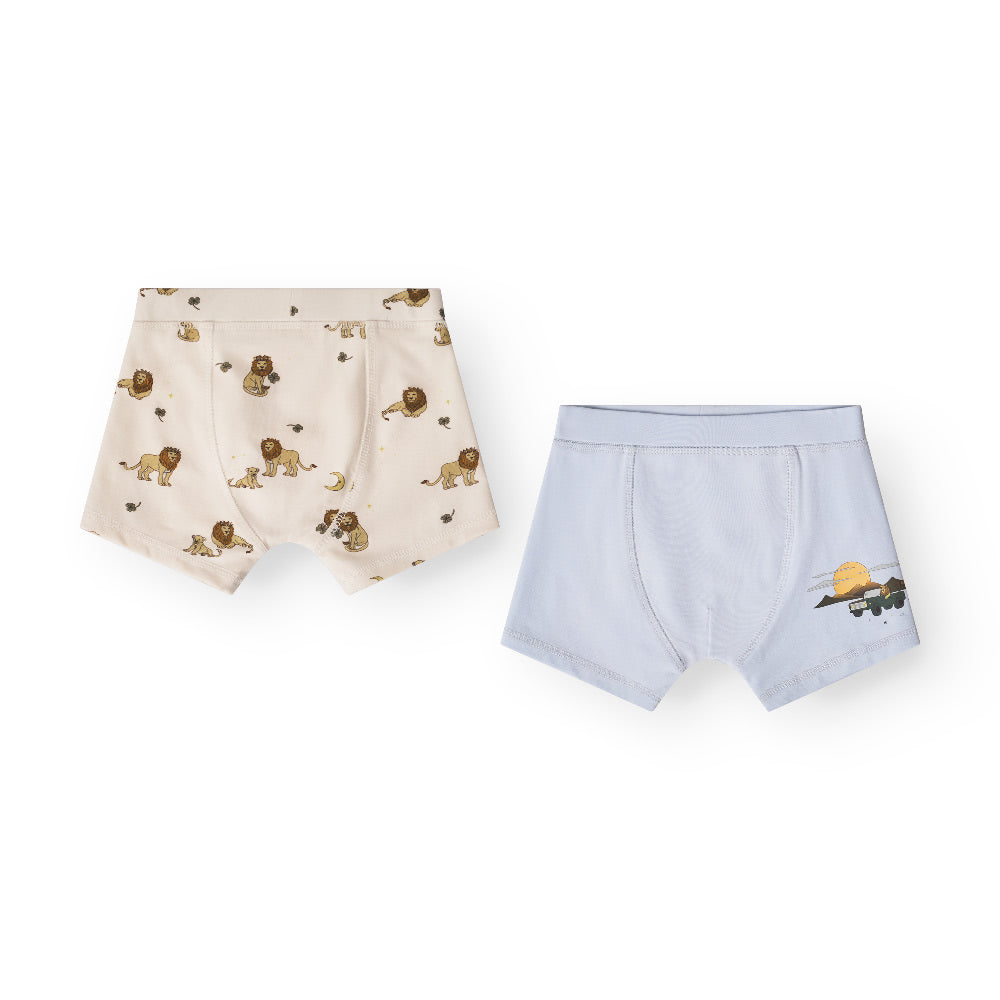 That's Mine Ebbe underbukser 2-pak - Lion - 48% Organic cotton / 47% Modal / 5% Elastane Buy Undertøj||Undertøj||personale here.