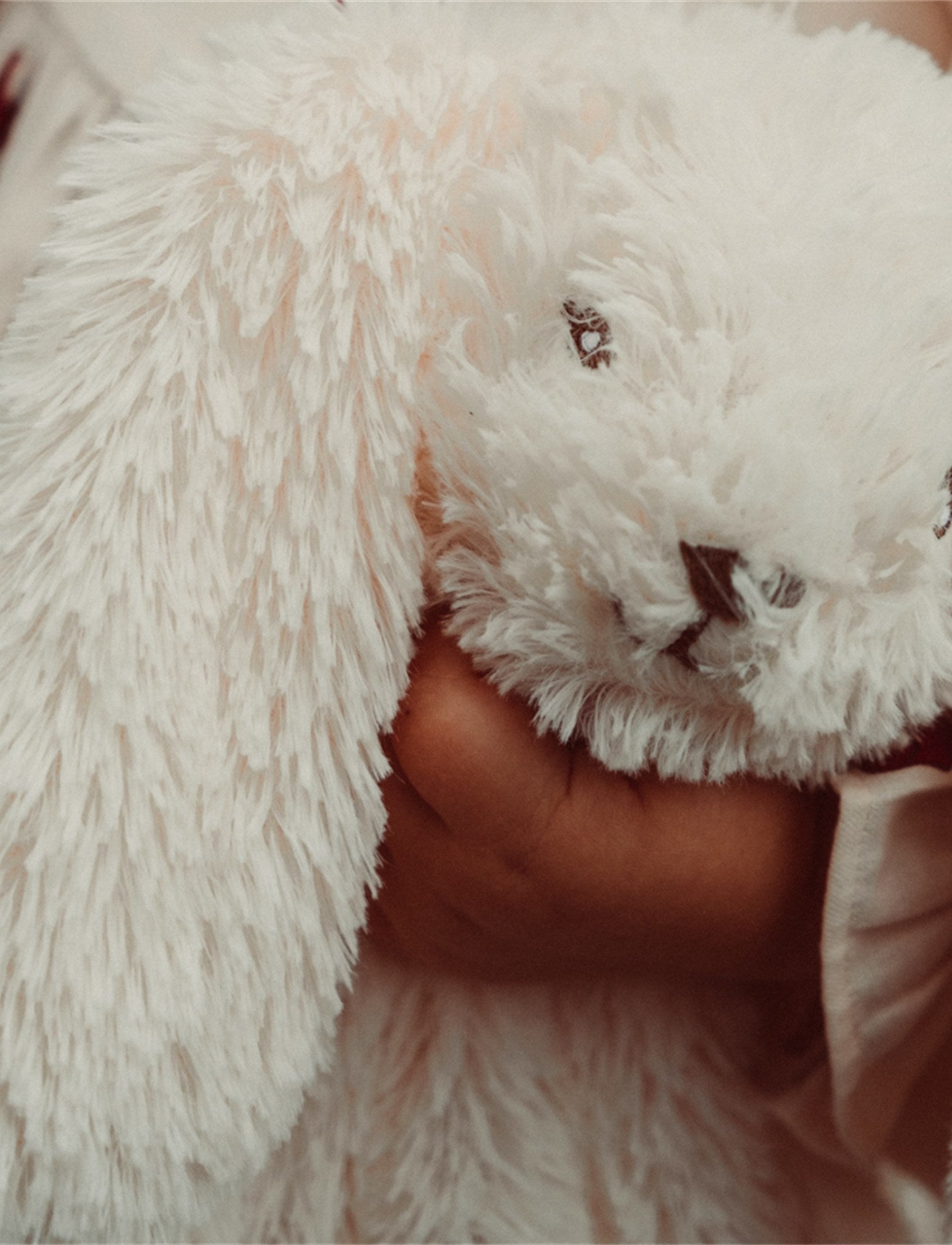 Houston heavy teddy small - Bunny Cream