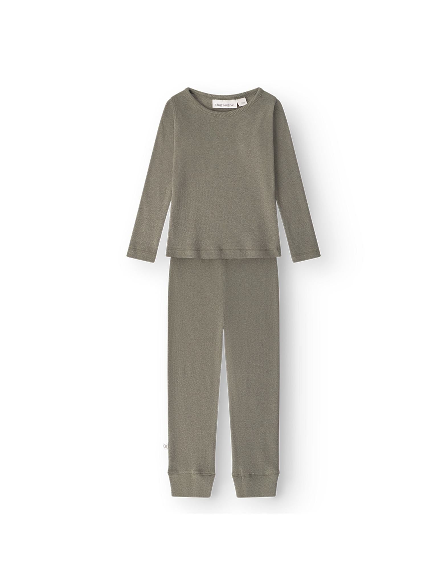 That's Mine Christer nattøj - Green melange - 95% Organic cotton / 5% Elastane Buy Tøj||Nattøj||Alle||Favoritter||personale||alt minus sløjfe||NOOS||mette-sale||Jersey||Forår & sommer 2026||Green melange||Jersey||Orderly Emails - Recommended Products||All here.