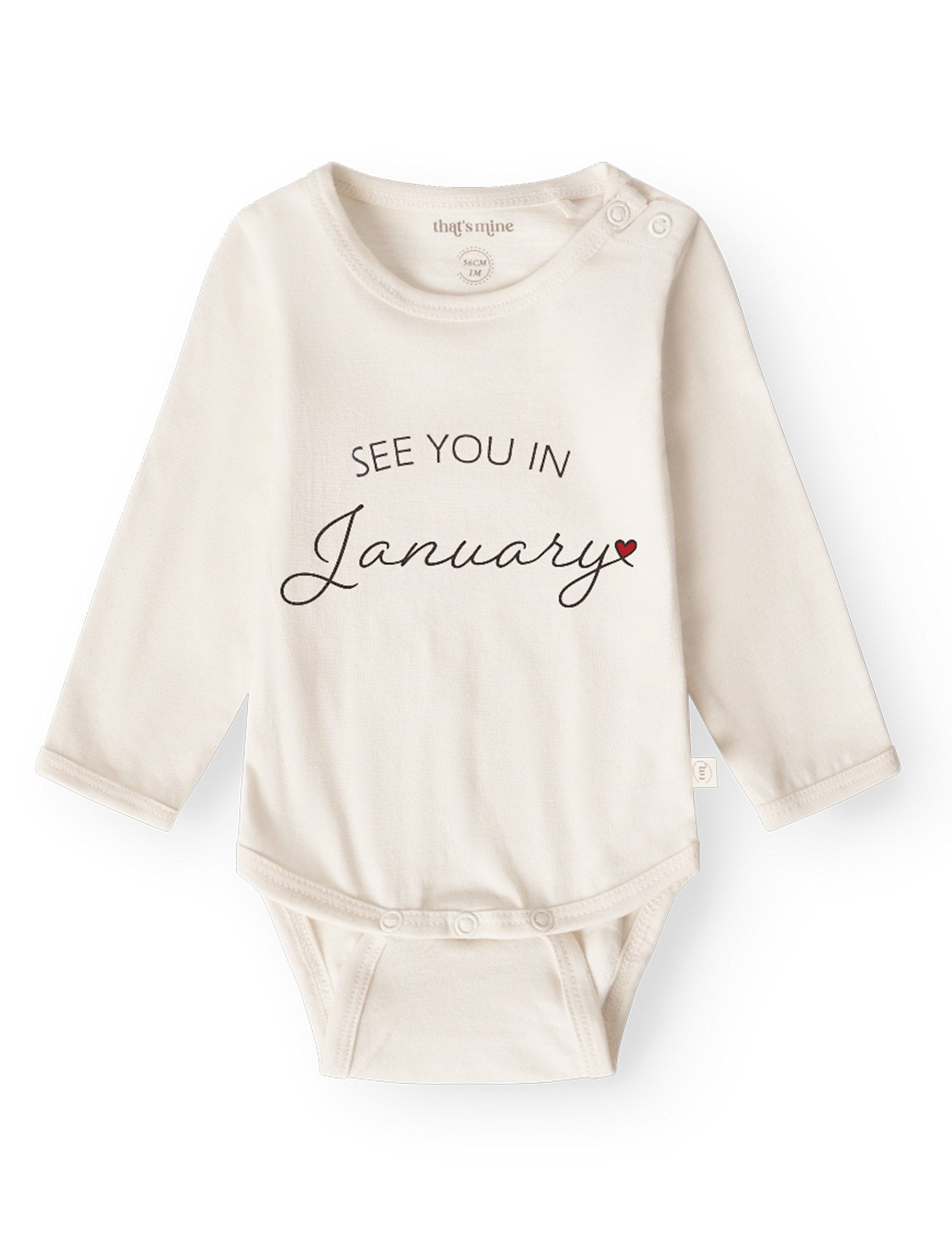 That's Mine Obi bodystocking - See you in january - 100% Bomuld(Økologisk) Buy Tøj||Bodystockings||Undertøj||Alle||Favoritter||personale||Baby essentials||Efterår & vinter 2025||alt minus sløjfe||NOOS||"See you in..." bodystockings||AW25 NOOS||mette-sale||Jersey||Jersey||Orderly Emails - Recommended Products||All here.