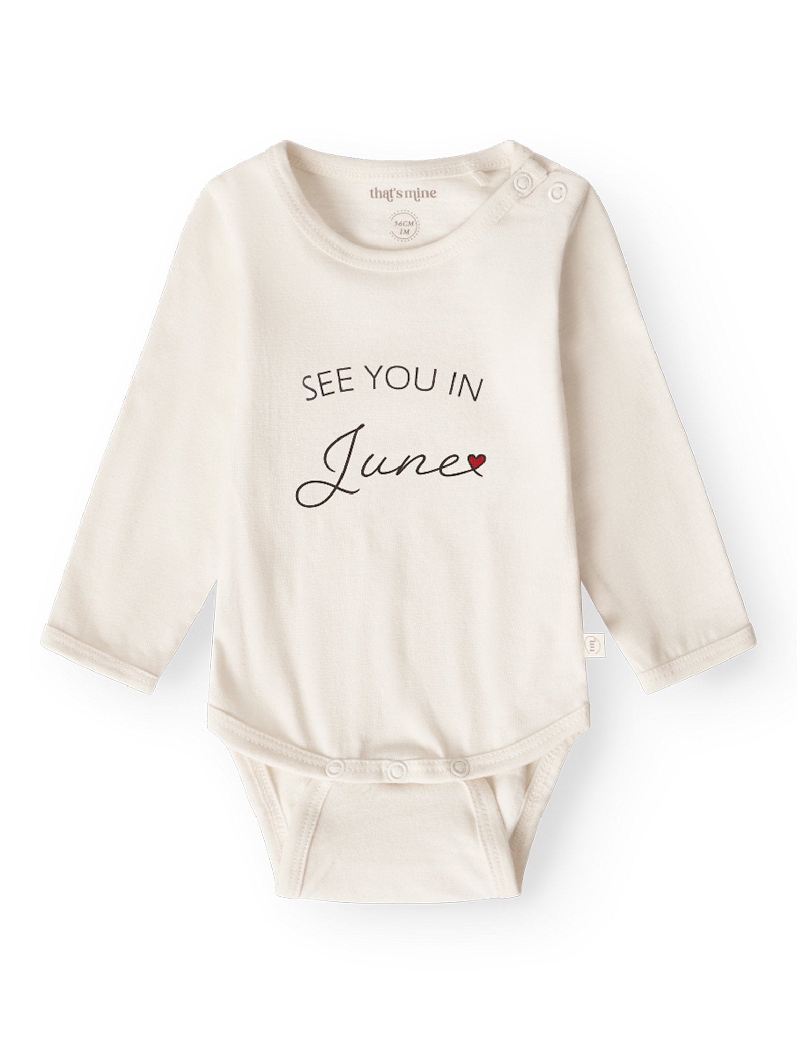 That's Mine Obi bodystocking - See you in june - 100% Bomuld(Økologisk) Buy Tøj||Bodystockings||Undertøj||Alle||Favoritter||personale||Baby essentials||Efterår & vinter 2025||alt minus sløjfe||NOOS||"See you in..." bodystockings||AW25 NOOS||mette-sale||Jersey||Jersey||Orderly Emails - Recommended Products||All here.