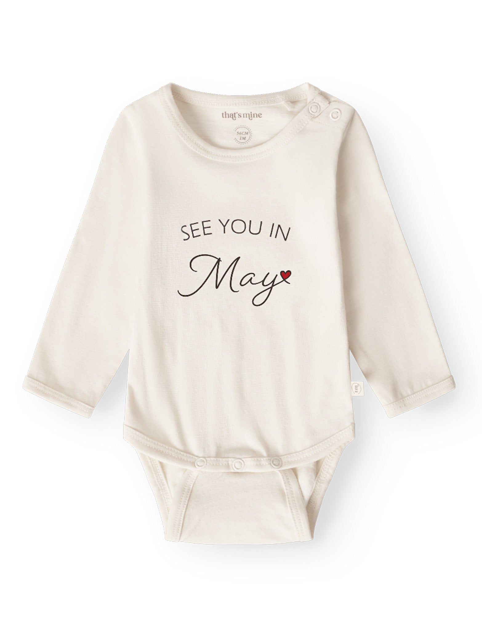 That's Mine Obi bodystocking - See you in may - 100% Bomuld(Økologisk) Buy Tøj||Bodystockings||Undertøj||Alle||Favoritter||personale||Baby essentials||Efterår & vinter 2025||alt minus sløjfe||NOOS||"See you in..." bodystockings||AW25 NOOS||mette-sale||Jersey||Jersey||Orderly Emails - Recommended Products||All here.