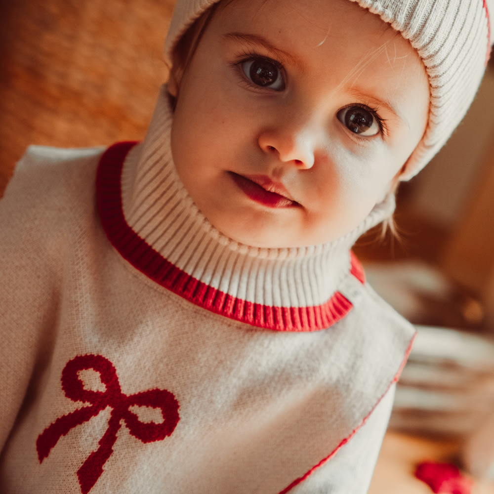 That's Mine Louise neckwarmer - Almond peach - 100% Organic cotton Buy Accessories||Nyheder||personale||Efterår & vinter 2025||drop 1 aw25 here.