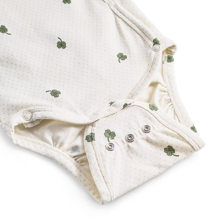 That's Mine Elimar slå-om bodystocking - Specks of luck - 48% Organic cotton / 47% Modal / 5% Elastane Buy Bodystockings||Undertøj||personale||Basics here.