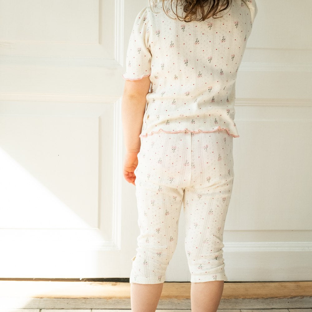 That's Mine Gamma leggings - Blooming love - 100% Organic cotton Buy Leggings||Bukser & shorts||personale||Newborn essentials||Jersey here.