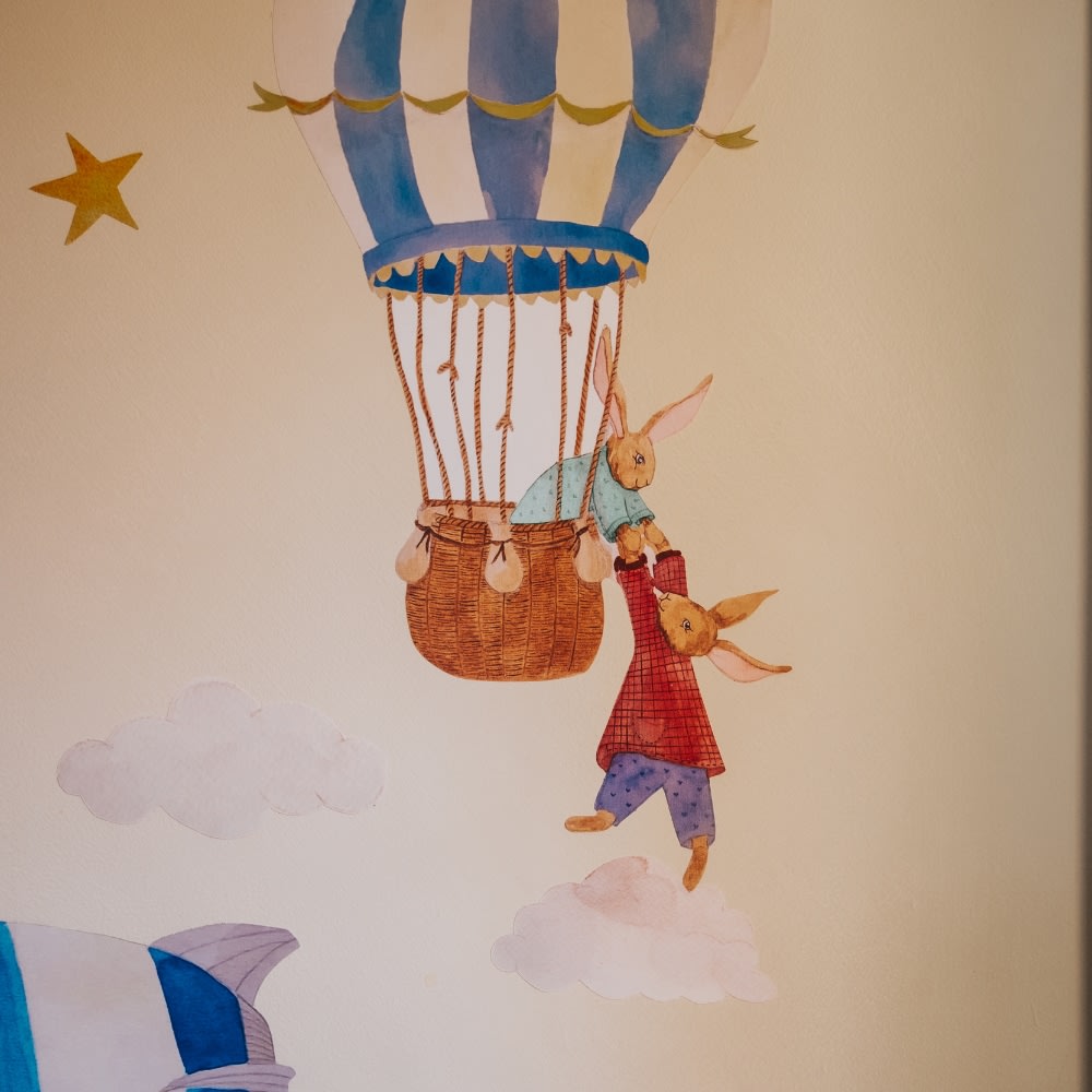 That's Mine Wallsticker flying adventures - Multi - 100% Textile foil Buy Bolig & udstyr||Børneværelset||Wallstickers||Alle||personale||Efterår & vinter 2025||alt minus sløjfe||NOOS||AW25 NOOS||mette-sale here.