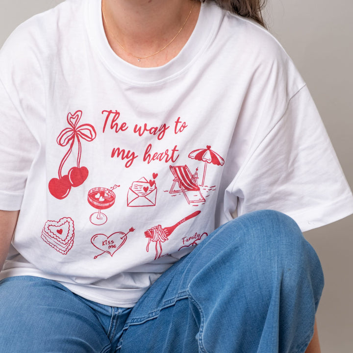That's Mine Vega t-shirt - My heart - 100% organic cotton Buy T-shirts||Overdele||personale||Valentines here.