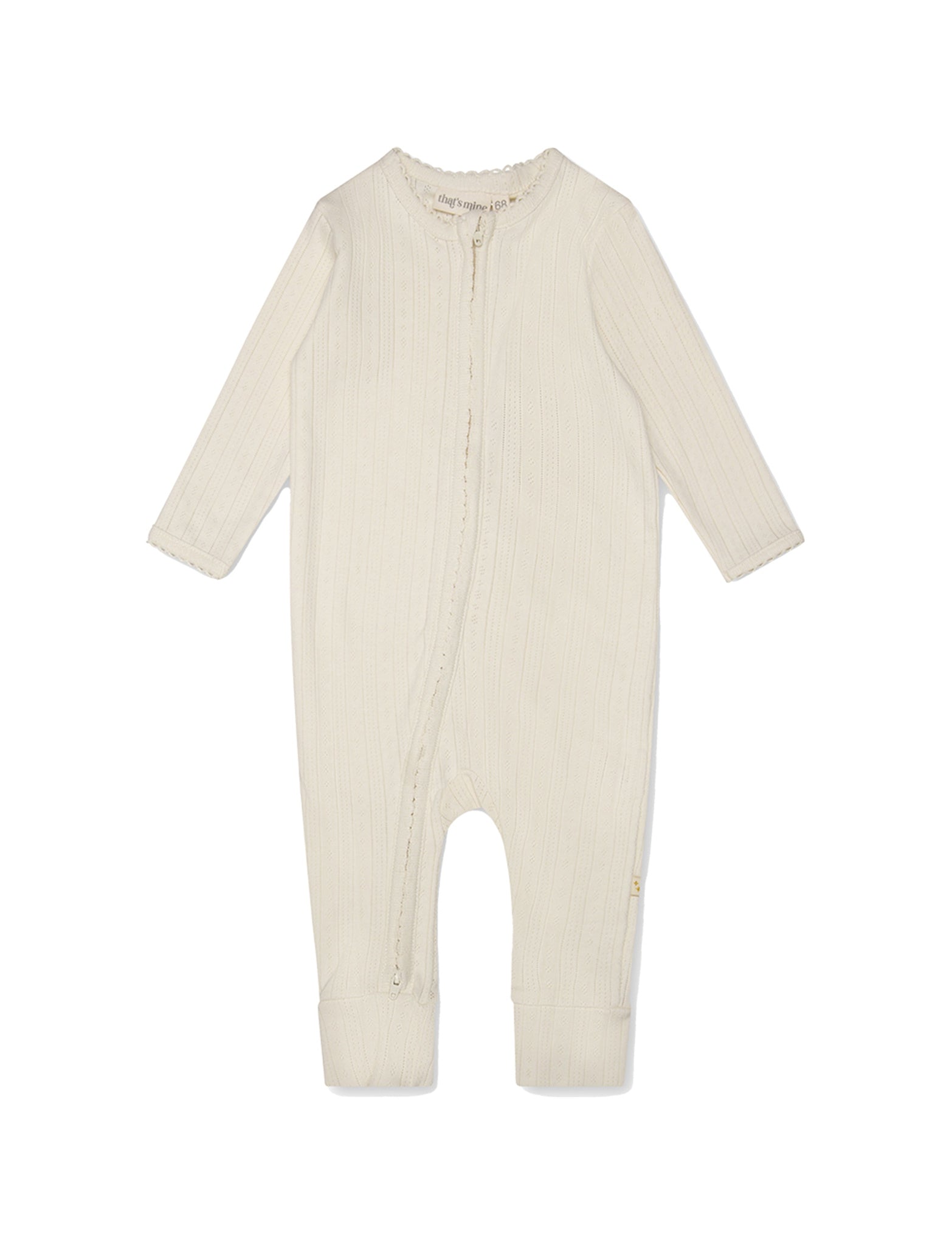 That's Mine Allie onesie - Antique white - 100% Bomuld(Økologisk) Buy Tøj||Overdele||Onesies||Nattøj||Alle||Favoritter||personale||Baby essentials||Influencer choice||alt minus sløjfe||NOOS||Antique white||mette-sale||Jersey||Orderly Emails - Recommended Products||All here.