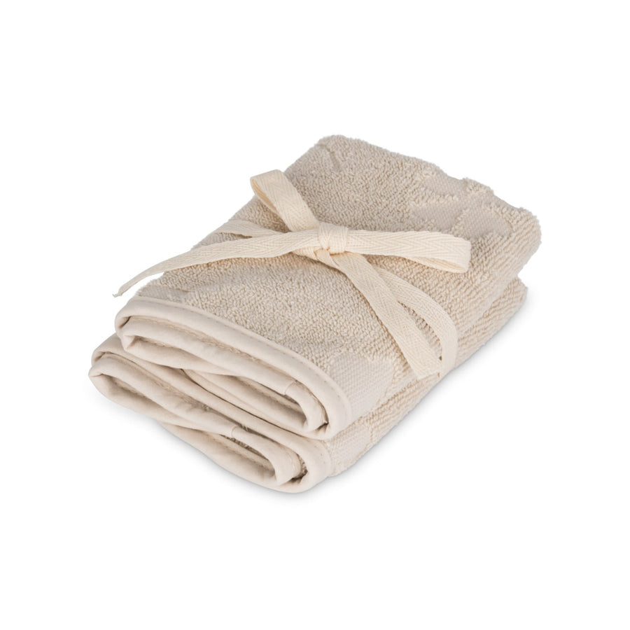 That's Mine Wash cloths 2-pack - Almond milk - 100% Organic cotton Buy Pusle & badetid||Bade||Vaskeklude||Alle here.