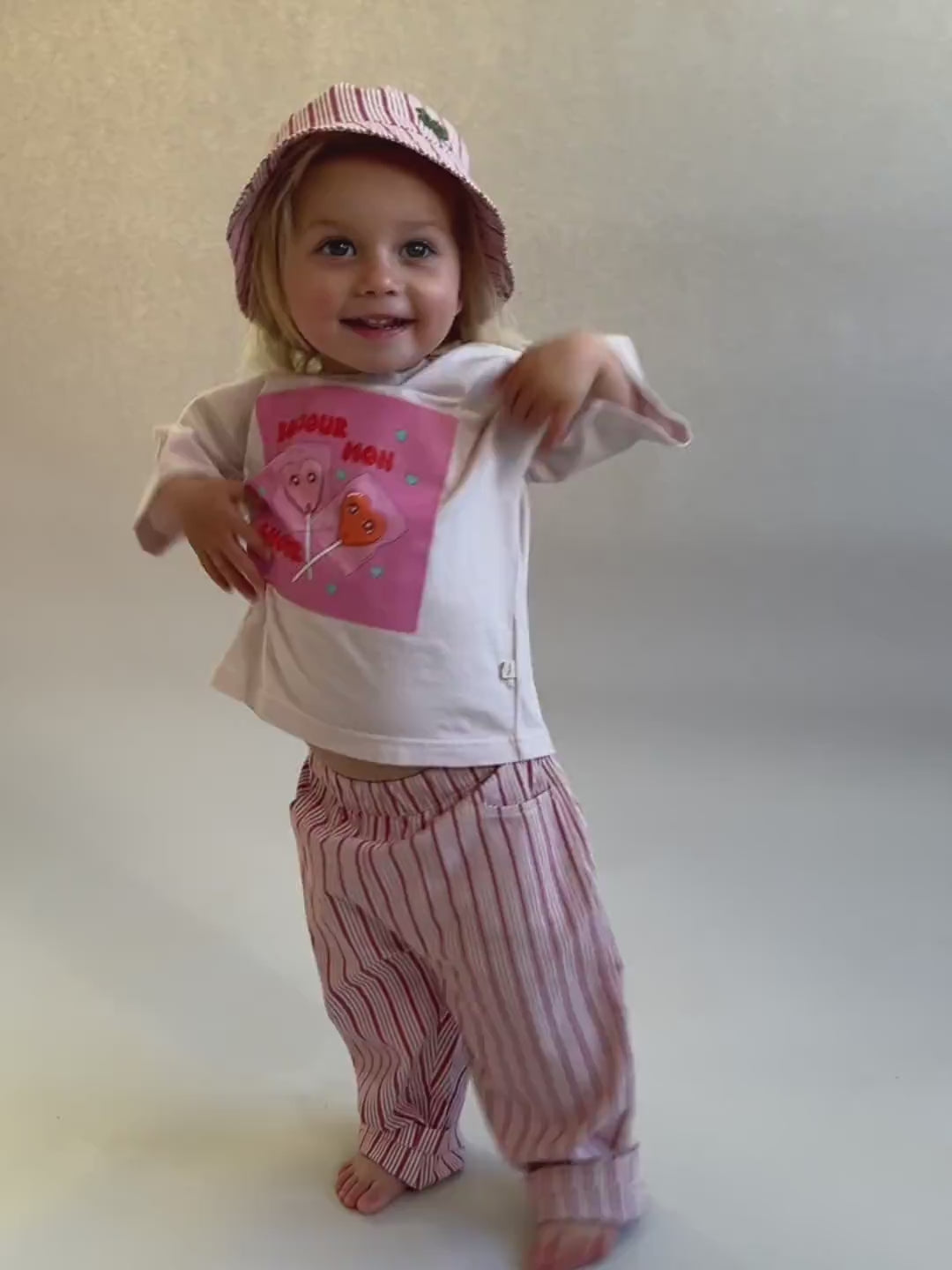 Vilde oversized t-shirt - Bonjour mon amour