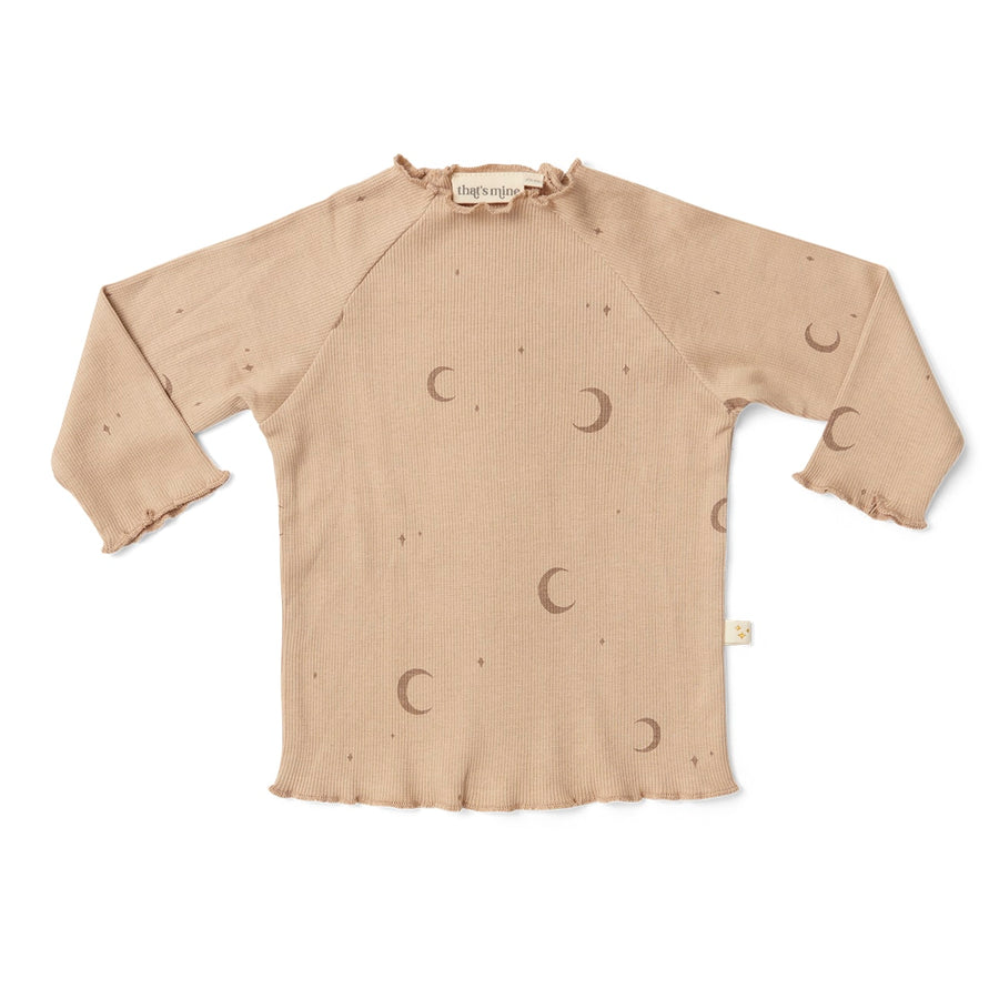 That's Mine Mignonne blouse - Calm moon - 95% Organic cotton, 5% Elastan Buy Tøj||Skjorter & toppe||Bluser here.